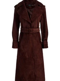 NEVADA SUEDE TRENCH COAT