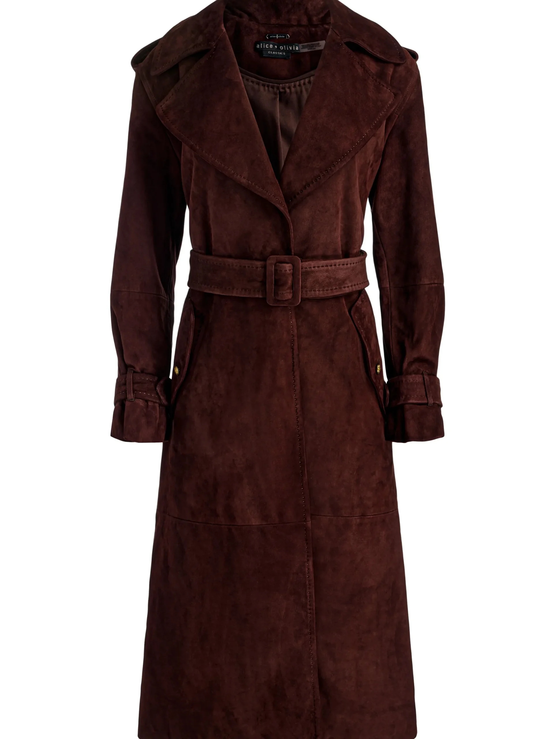 NEVADA SUEDE TRENCH COAT