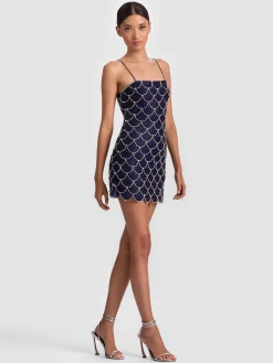 NINA EMBELLISHED MINI DRESS