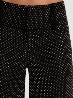 OLIVIA EMBELLISHED WIDE LEG PANT