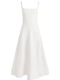 POLLY FLARED MIDI DRESS