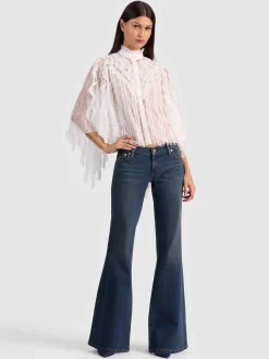 RHEBA LACE TOP