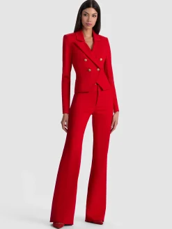SABLE DOUBLE BREASTED CROPPED BLAZER
