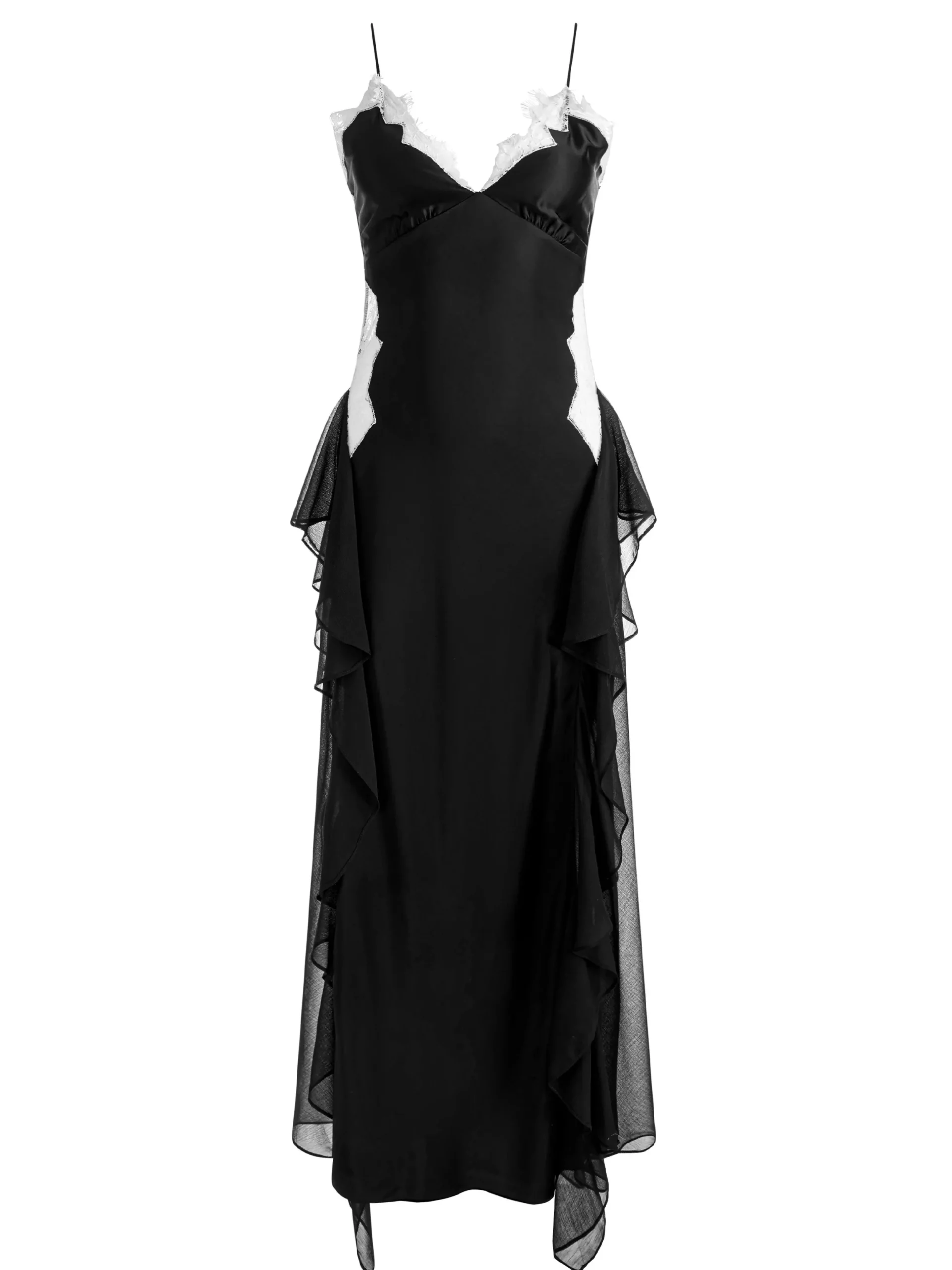 SHELBA RUFFLED GOWN