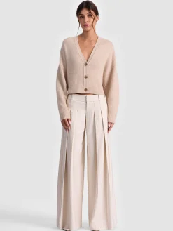 SIMON PLEATED TROUSER