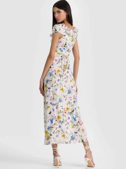 TARA MIDI SLIP DRESS