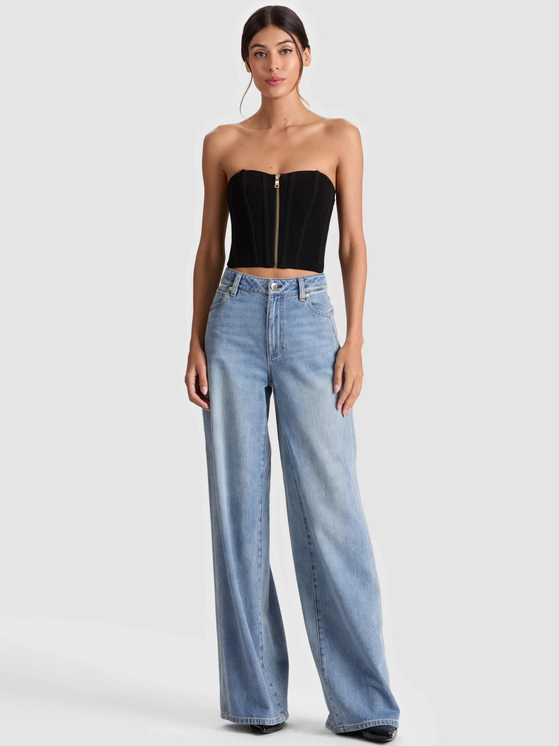 TASHA ZIP FRONT CORSET