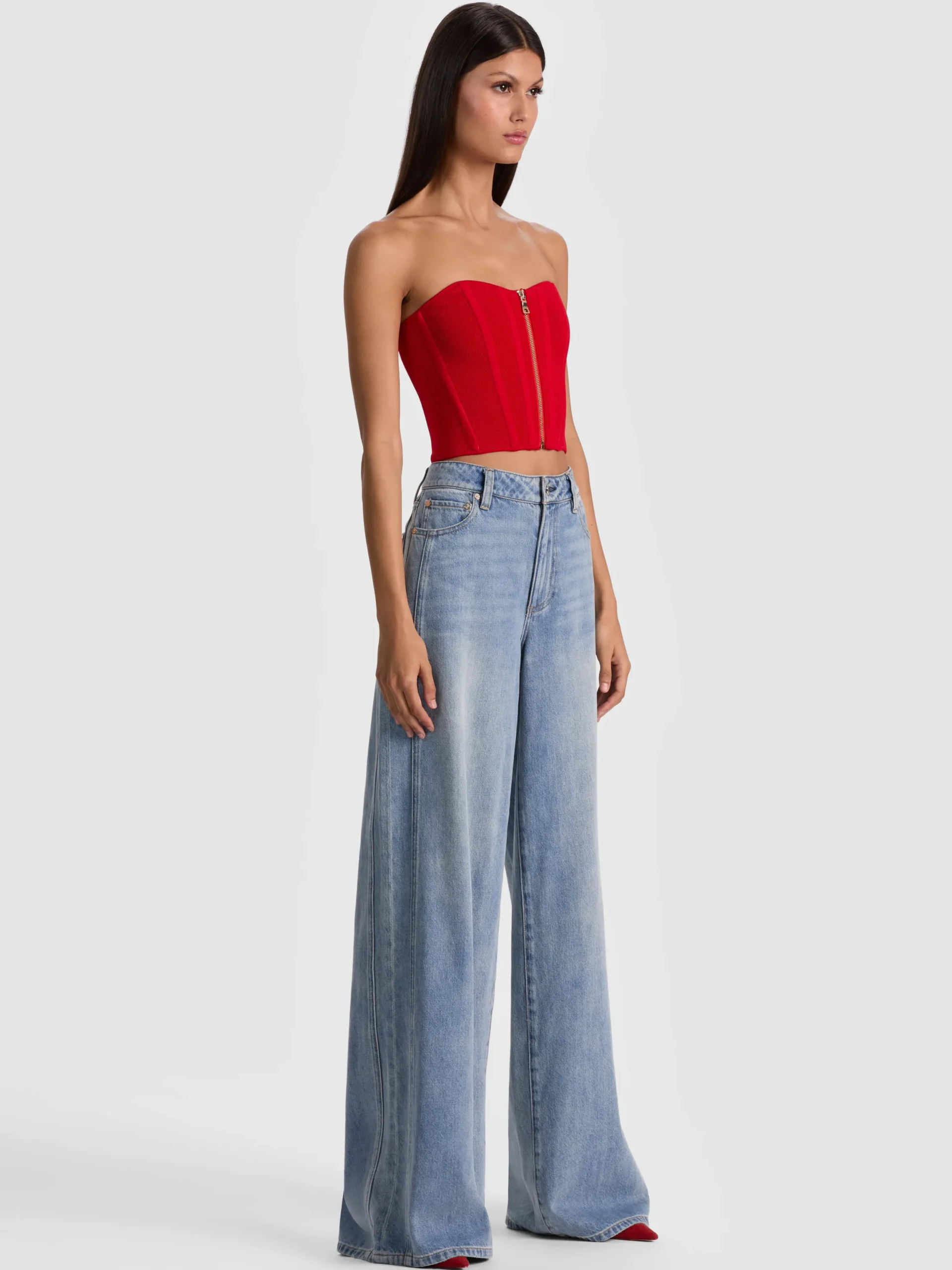 TASHA ZIP FRONT CORSET