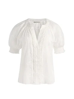 THALIA BUTTON DOWN BLOUSE