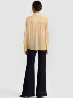 THAYER TIE NECK BLOUSE