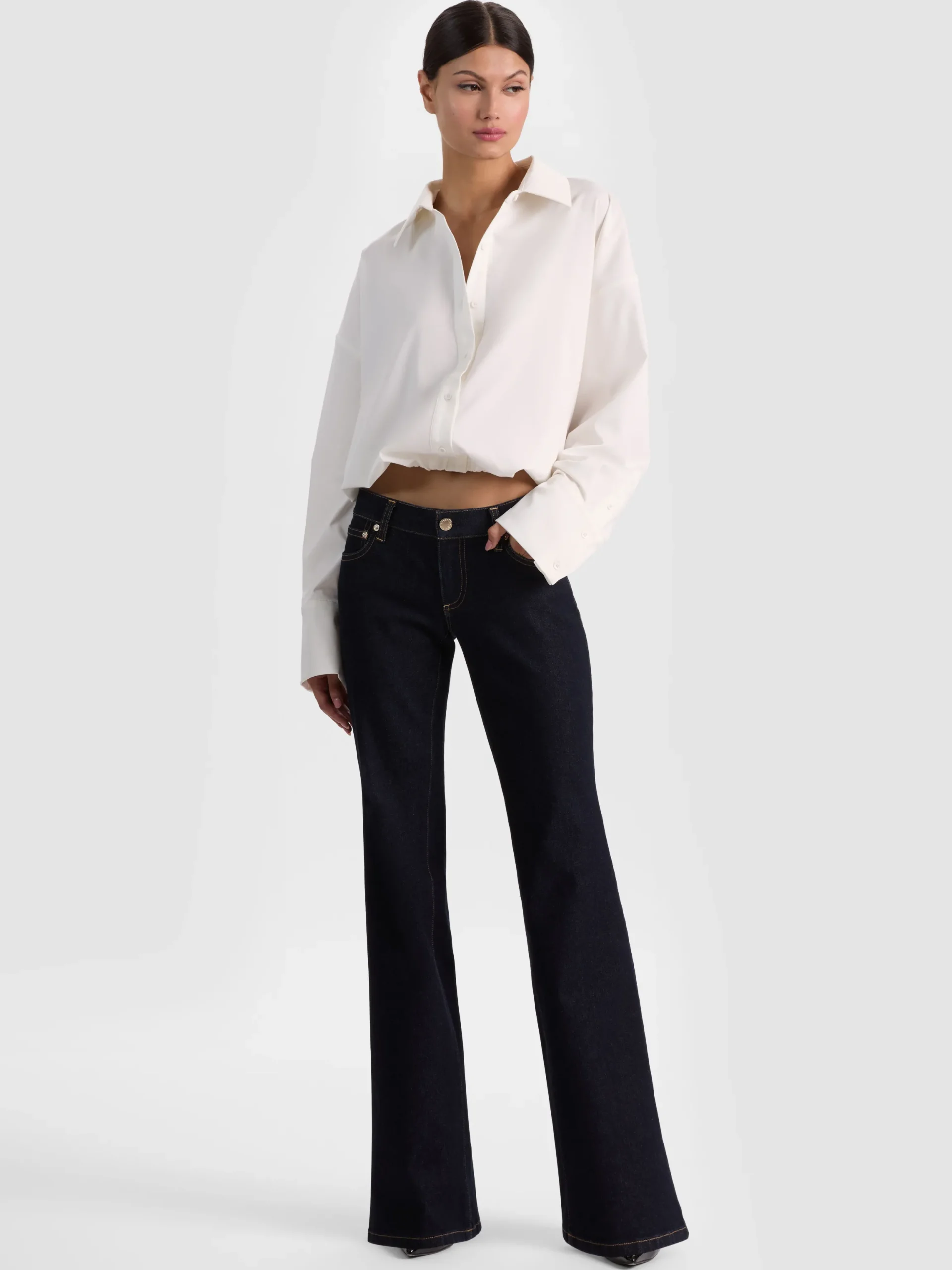 TOBIE CINCHED BUTTON DOWN