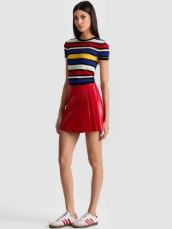 TONI VEGAN MINI SKIRT