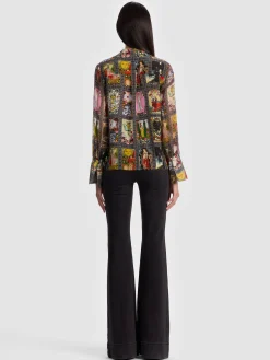 WAN SILK BLOUSE